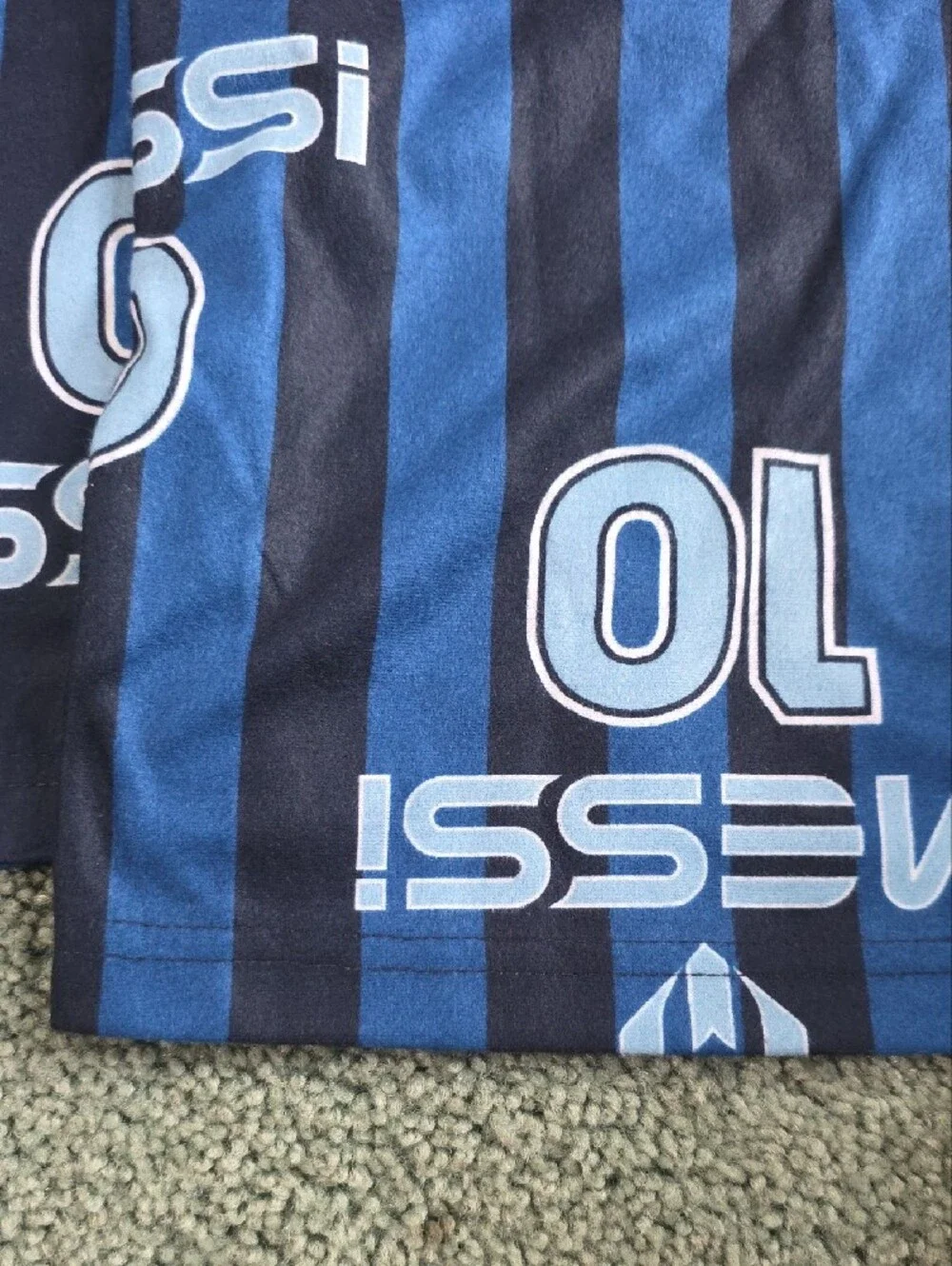 Messi Boys XL(16/18) Sleep Pants, NWT, Blue & Black Striped, 2 Pants.
